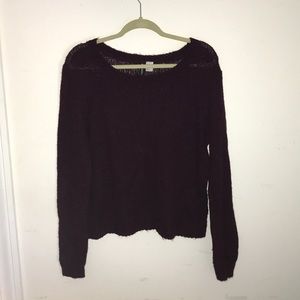Maroon H&M sweater
